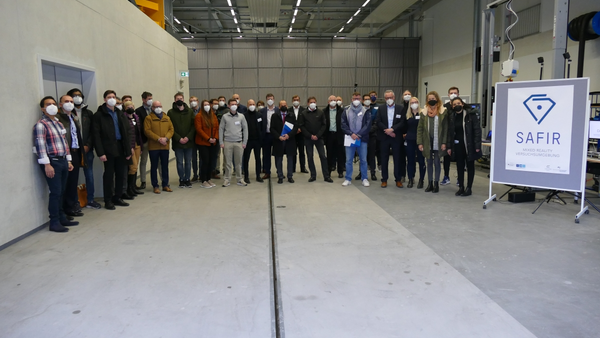 Group photo of the participants of the SAFIR kick-off for the start of the intensification phase on 1 April 2022 at THI 